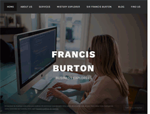 Tablet Screenshot of francisburton.com
